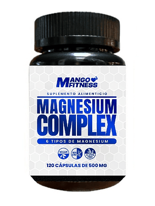 Magnesio Complex 120 cápsulas, Alivio Estrés y Calambres 