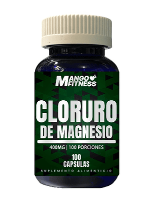 Cloruro de Magnesio 400mg - 100 Cápsulas