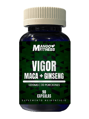 Vigor Energy Men 1200mg | 90 Cápsulas 100% Natural Potenciador Sexual