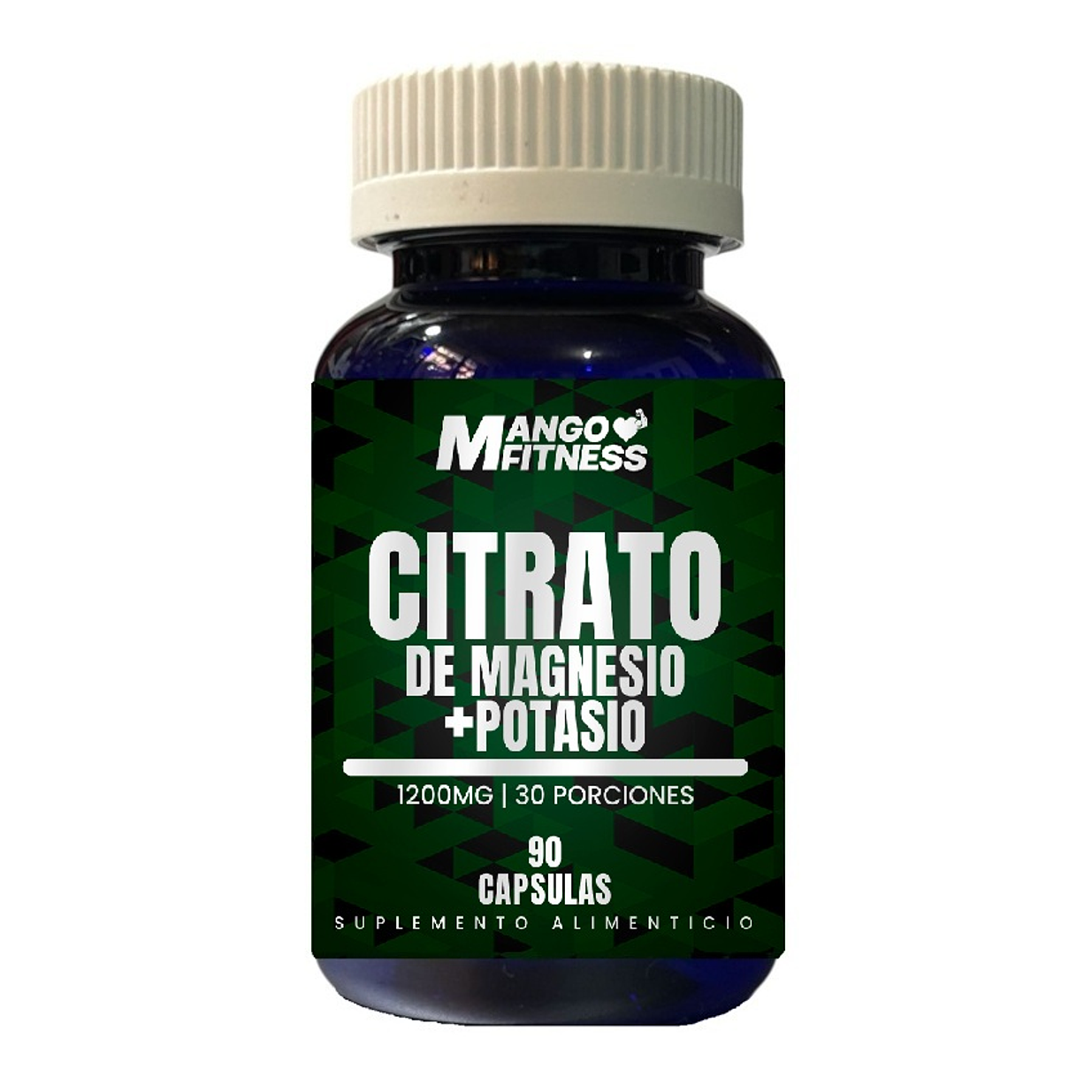 Citrato de Magnesio + Citrato de Potasio en 90 Cápsulas de 400mg 1