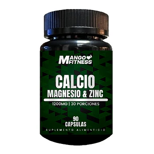 Calcio Magnesio & Zinc 1200mg - 100 Cápsulas
