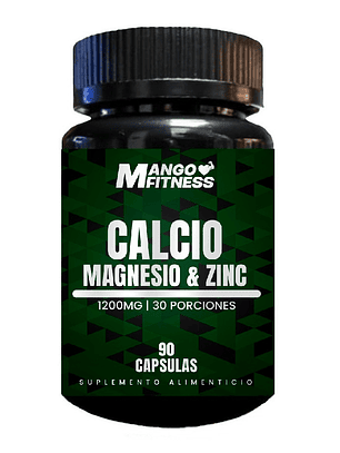 Calcio Magnesio & Zinc 1200mg - 100 Cápsulas