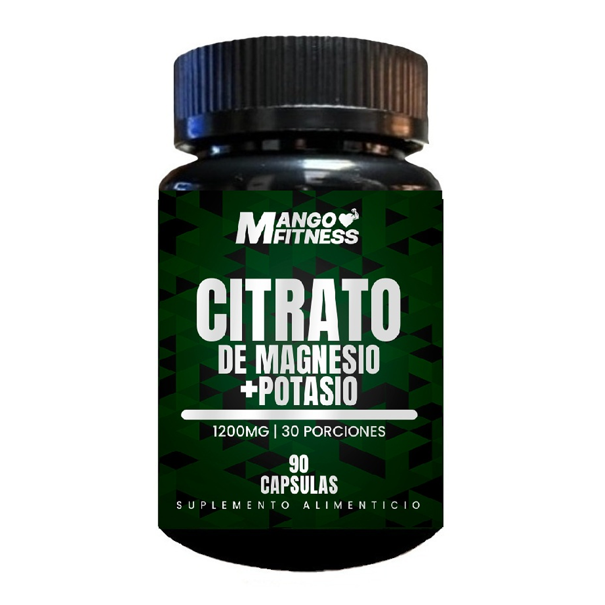 Citrato de Magnesio + Citrato de Potasio en 90 Cápsulas de 400mg 1