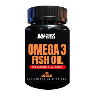 Omega 3 Fish Oil (495 DHA y 330 EPA) 60 Cápsulas