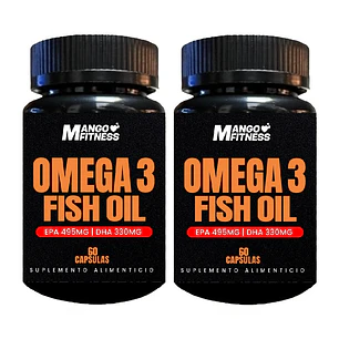 Pack Omega 3 Fish Oil (EPA 495MG y DHA 330MG) 60 Cápsulas