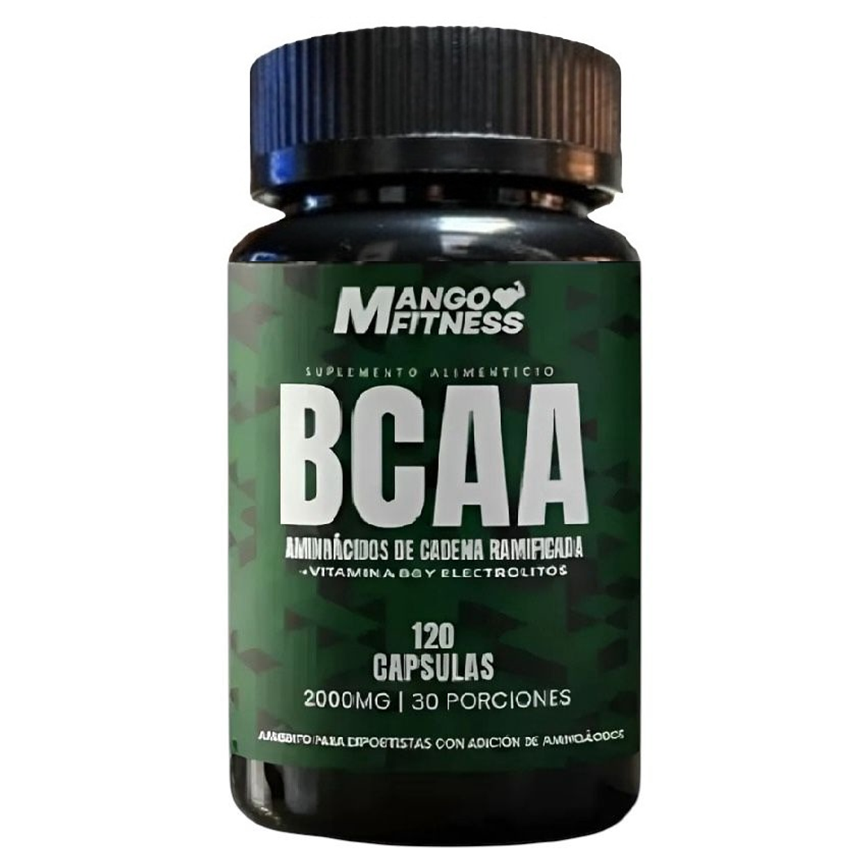BCAA Aminoácido 120 Cápsulas con 2g Por Porción 1