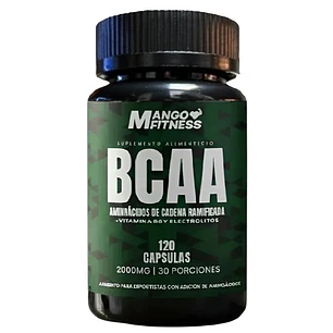 BCAA Aminoácido 120 Cápsulas con 2g Por Porción