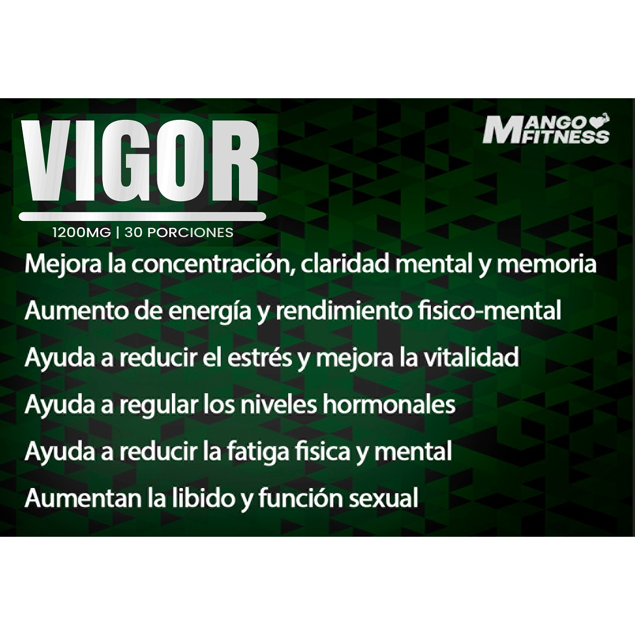 Vigor Energy 1200mg | 90 Cápsulas 100% Natural Potenciador Sexual 2