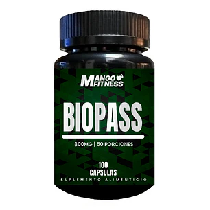 Biopass Relax 100 Cápsulas 800mg 100% Natural 