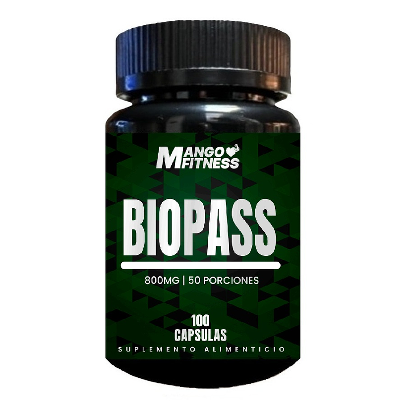 Biopass Relax 100 Cápsulas 800mg 100% Natural 