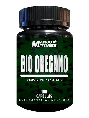 Bio Orégano Polvo 800mg 100 Cápsulas 