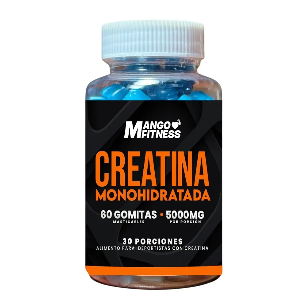 Creatina Monohidratada 60 Gomitas 5g. 