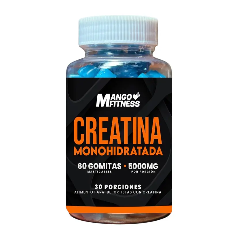 Creatina Monohidratada 60 Gomitas 5g. 