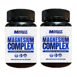 Pack Magnesio Complex 120 Cápsulas 