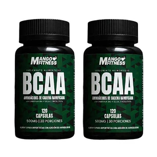 PACK BCAA Aminoácido 120 Cápsulas 