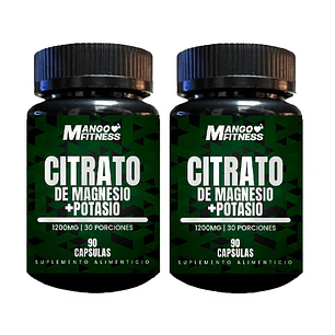Pack Citrato de Magnesio + Potasio 400mg 