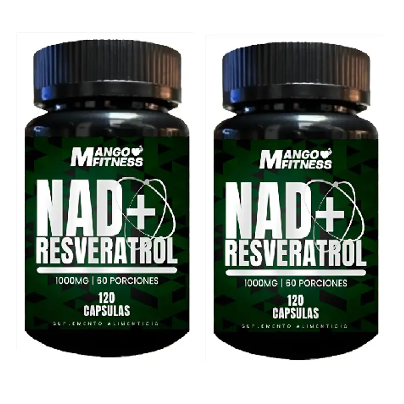 Pack Nad+ Resveratrol 120 Cápsulas 