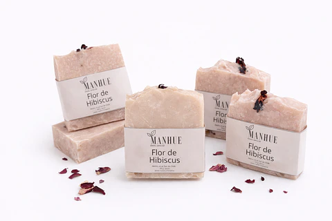 Jabón Flor de Hibiscus -Aporta frescura y suavidad a la piel