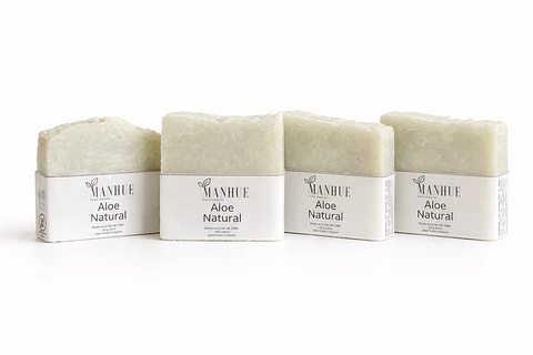 Jabón Aloe Natural - Hidrata y calma la piel