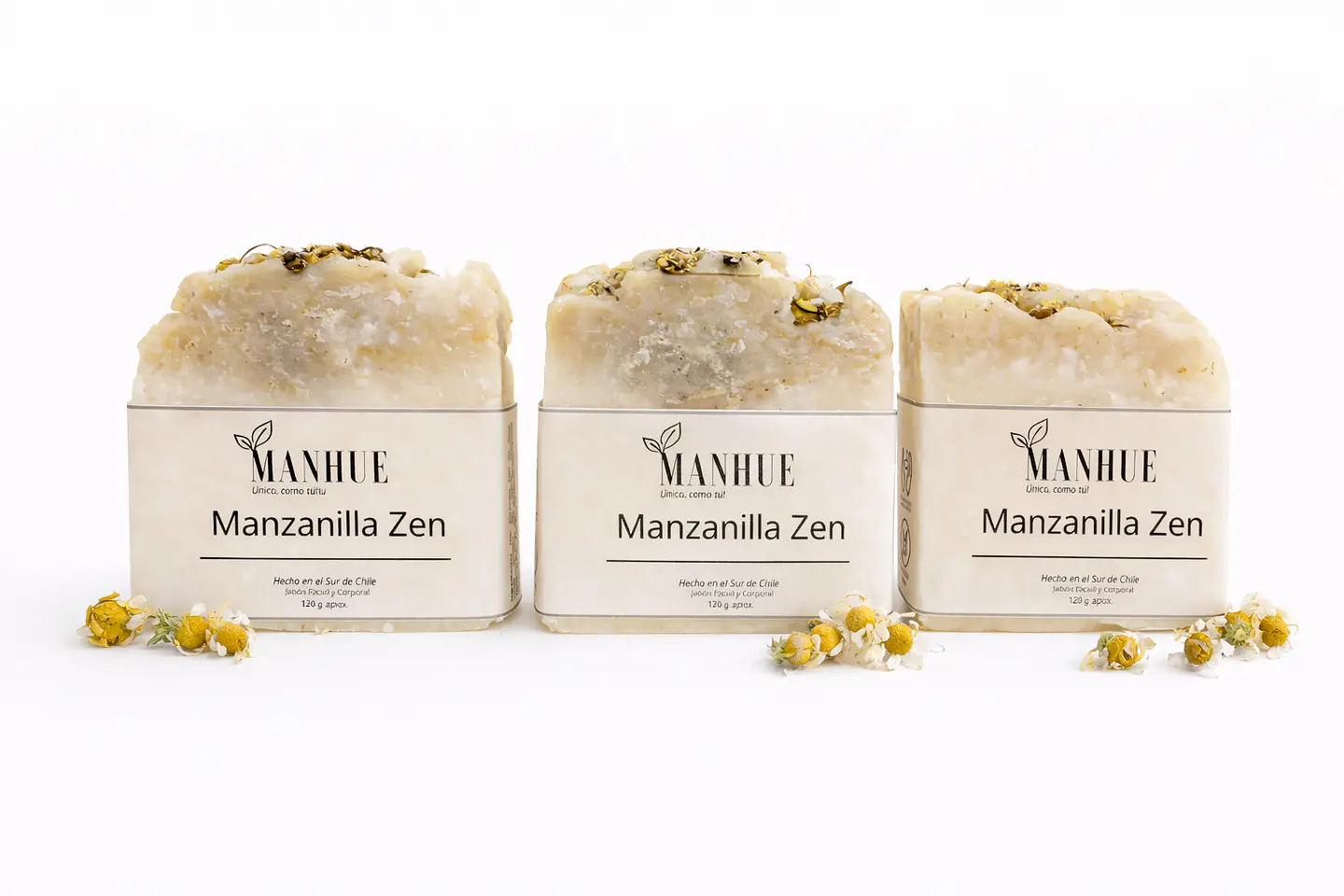 Jabón Manzanilla Zen - Calma y suaviza la piel en cada uso 3