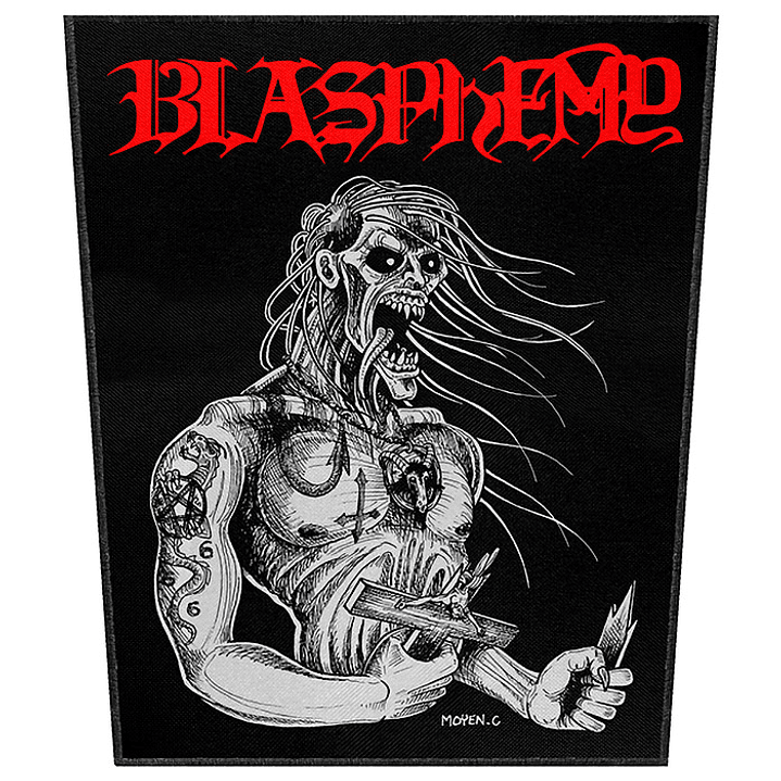 Blasphemy Live Ritual Espaldera 1