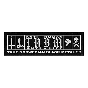 True Norwegian Black Metal Parches XL