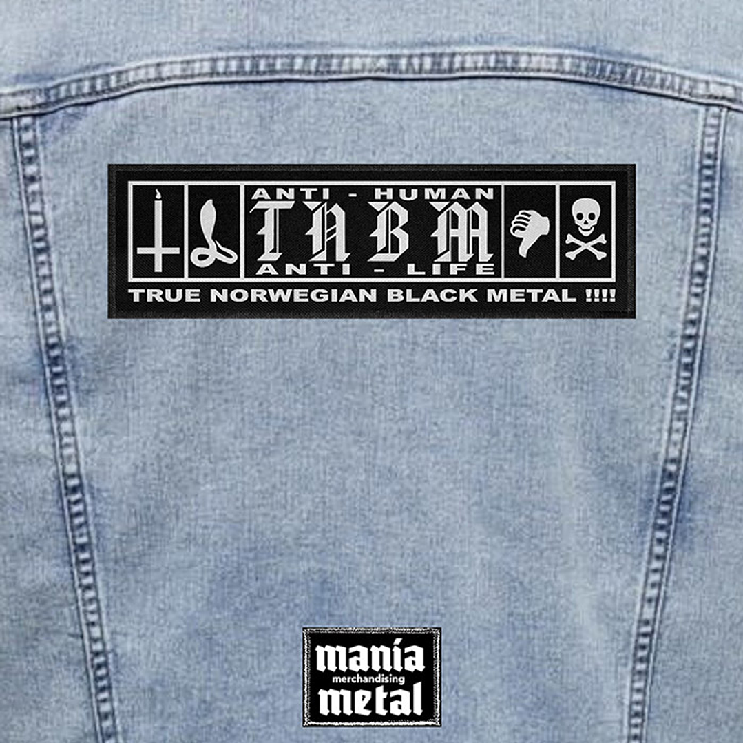 True Norwegian Black Metal Parches XL 2