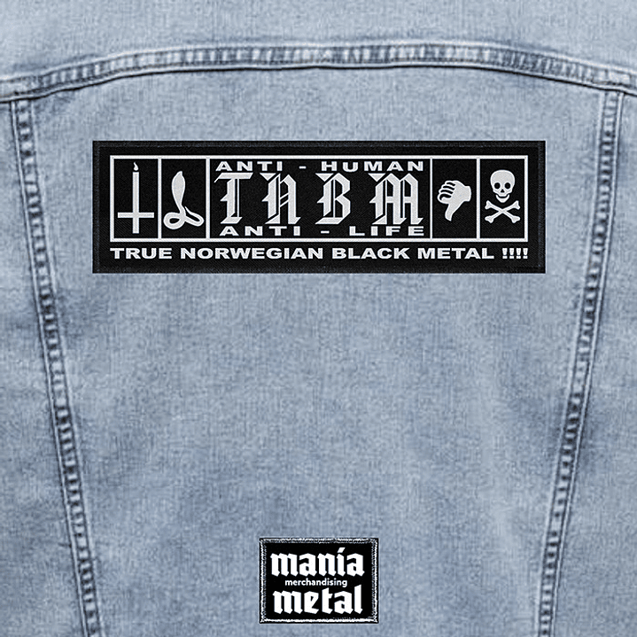 True Norwegian Black Metal Parches XL 2