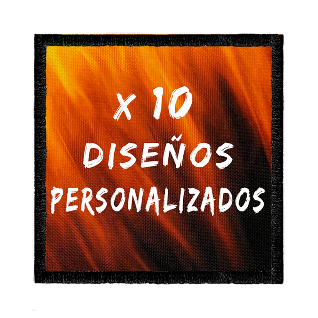 Pack x 10 Parches Personalizados | Diseños Múltiples 1