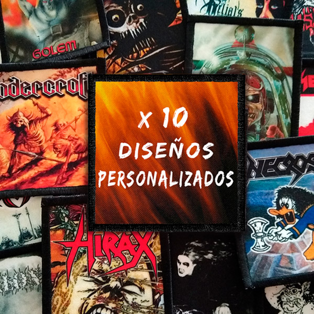 Pack x 10 Parches Personalizados | Diseños Múltiples 2
