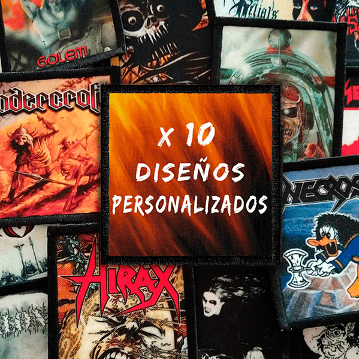 Pack x 10 Parches Personalizados | Diseños Múltiples 2