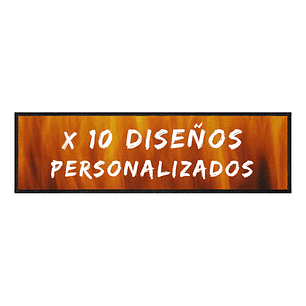 Pack x 10 Parches XL Personalizados | Diseños Múltiples