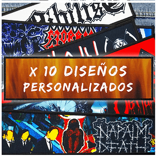 Pack x 10 Parches XL Personalizados | Diseños Múltiples