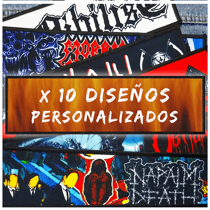 Pack x 10 Parches XL Personalizados | Diseños Múltiples 2