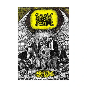 Bandera decorativa Napalm Death SCUM 70x100 cms