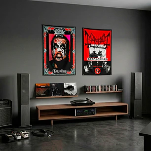 Bandera decorativa King Diamond Conspiracy  70x100 cms.
