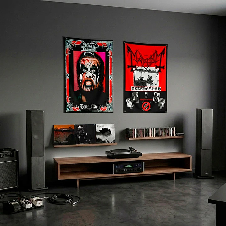 Bandera decorativa Mayhem Deathcrush  70x100 cms. 2