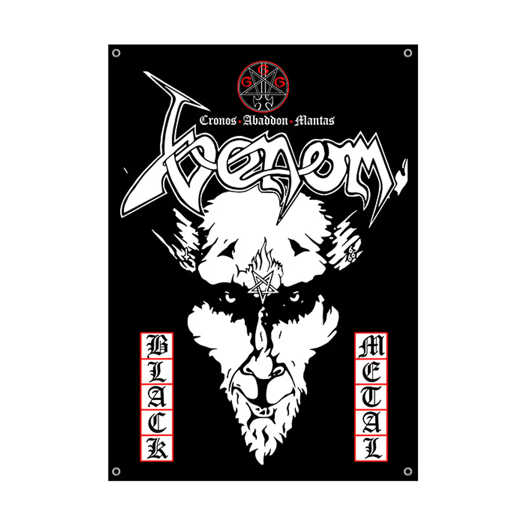 Bandera decorativa Venom Black Metal   70x100 cms. 1