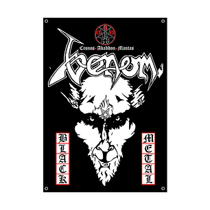 Bandera decorativa Venom Black Metal   70x100 cms.