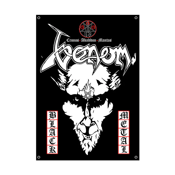 Bandera decorativa Venom Black Metal   70x100 cms. 1