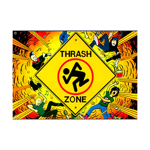 Bandera decorativa DRI - Thrash Zone  70x100 cms
