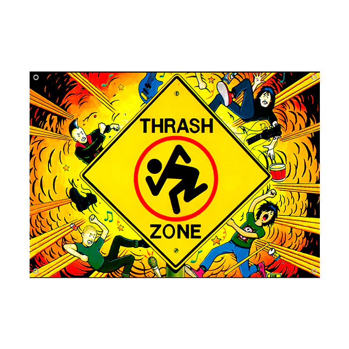 Bandera decorativa DRI - Thrash Zone  70x100 cms 1