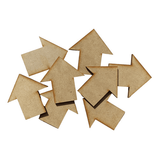 Pack 100 Flechita 5 Centimetros Mdf (trupan) Manualidades 1