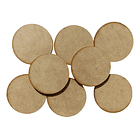 Pack 50 Círculos 4 Centimetros Mdf (trupan) Manualidades 1