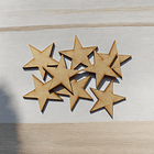 Pack 100 Estrellas 4 Centimetros Mdf (trupan) Manualidades 4