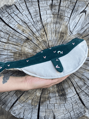 Estuche ballena azul “m”