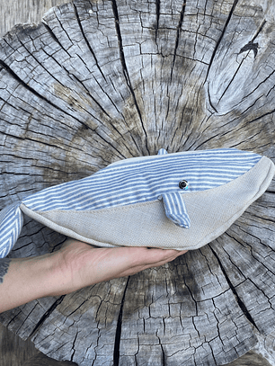 Estuche ballena azul “m”