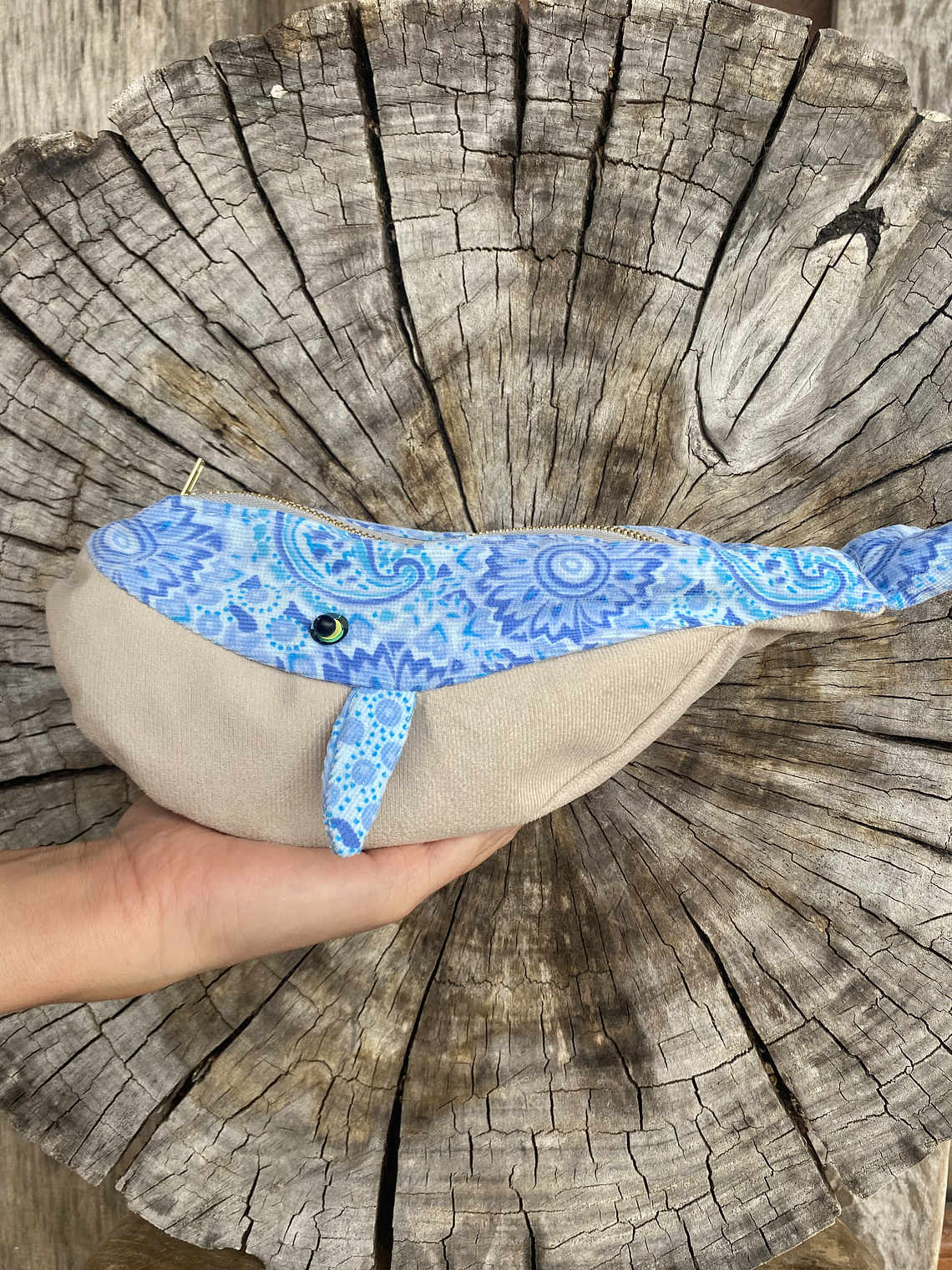 Estuche ballena azul “s” Estampado cotele  2