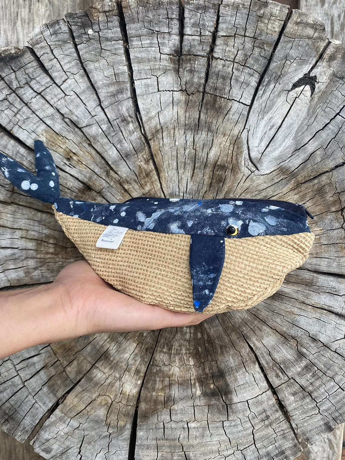 Estuche ballena azul “s” - Pinturita 1