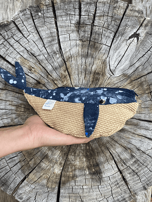 Estuche ballena azul “s” - Pinturita